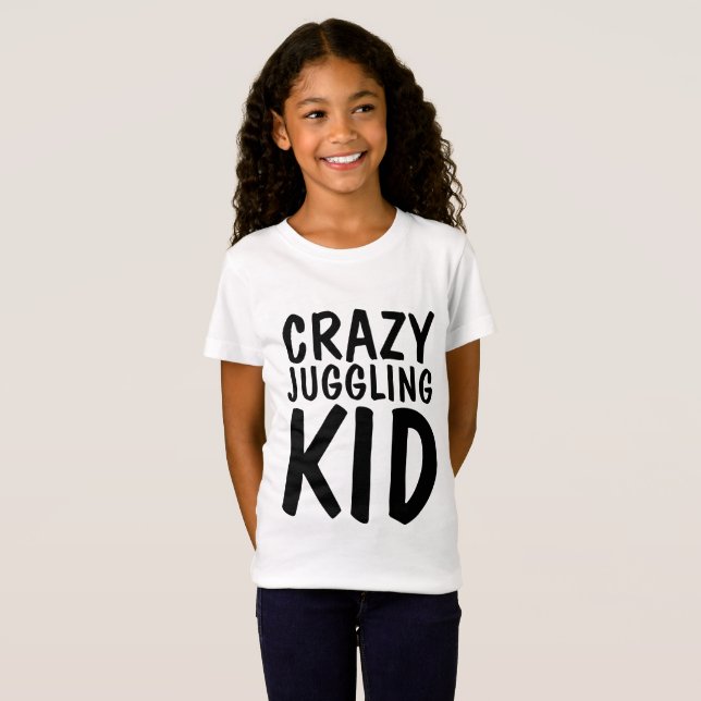 T-shirts DE CRIANÇAS LOUCAS (Frente Completa)