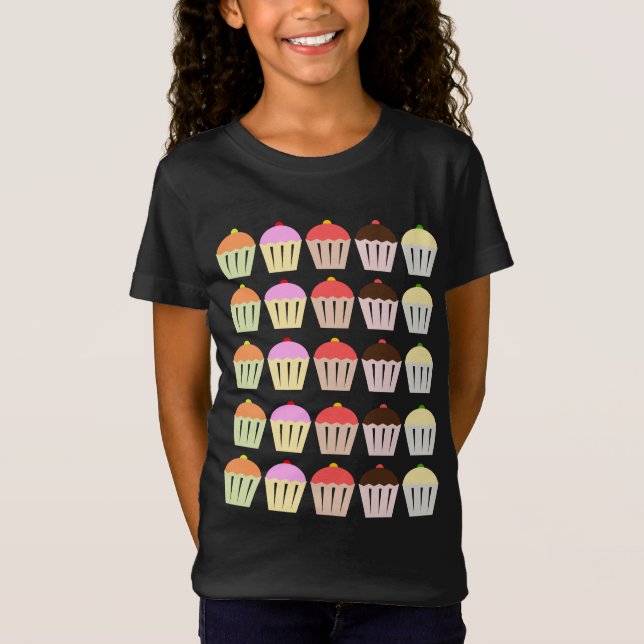 T-shirts de cupcake (Frente)