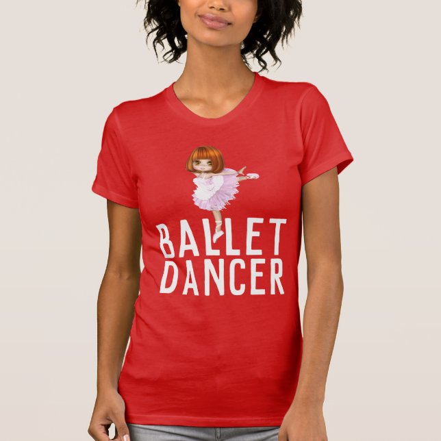 T-SHIRTS DE DANCER DO balé (Frente)