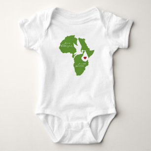T-shirts De Etiópia com adopção do amor