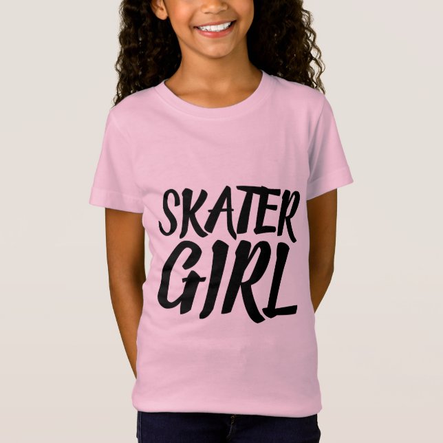 T-SHIRTS DE GAROTAS DE SKATER (Frente)