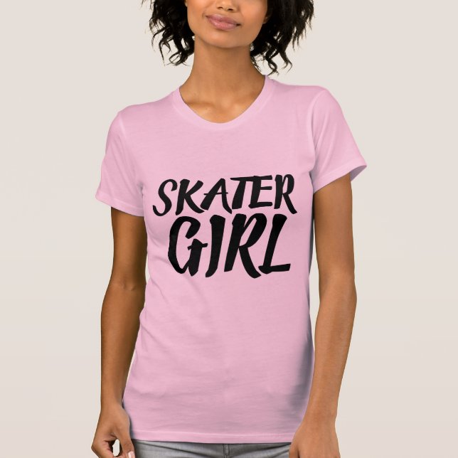 T-SHIRTS DE GAROTAS DE SKATER (Frente)