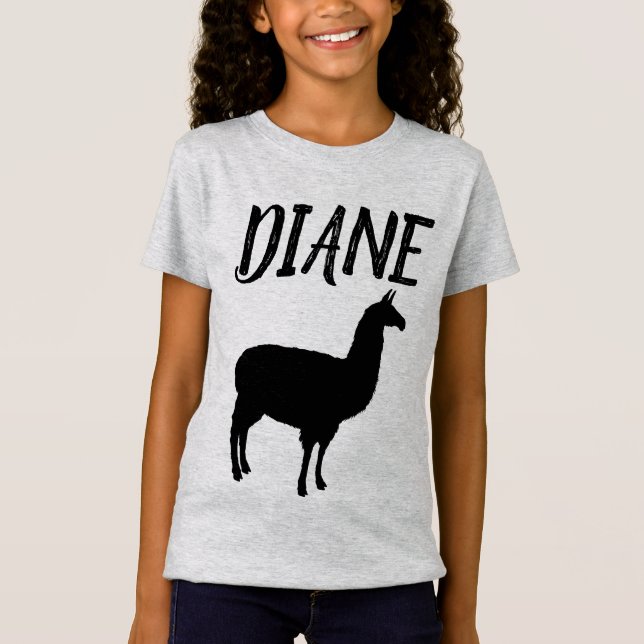 T-Shirts DE GAROTAS PERSONALIZADAS LLAMA (Frente)