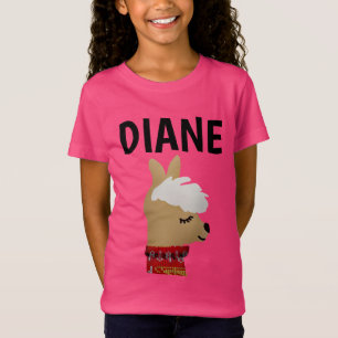 T-Shirts DE GAROTAS PERSONALIZADAS LLAMA