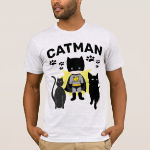 T-Shirts de gato de Caras CATMAN