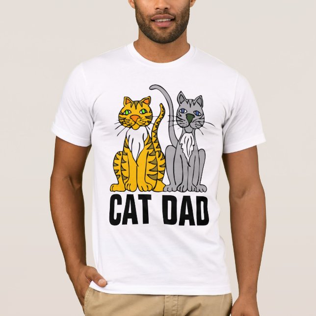 T-SHIRTS DE GATO-PAI (Frente)