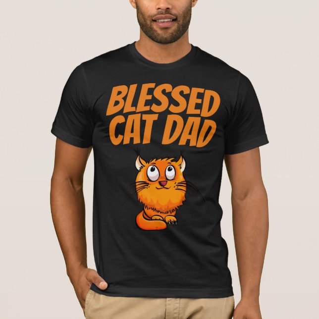 T-SHIRTS DE GINGER DE PAI DE GATO ABERTO (Frente)