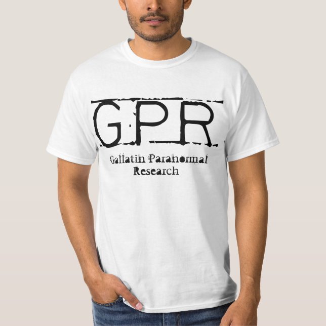 T-shirts De GPR do fantasma parte traseira sobre (Frente)