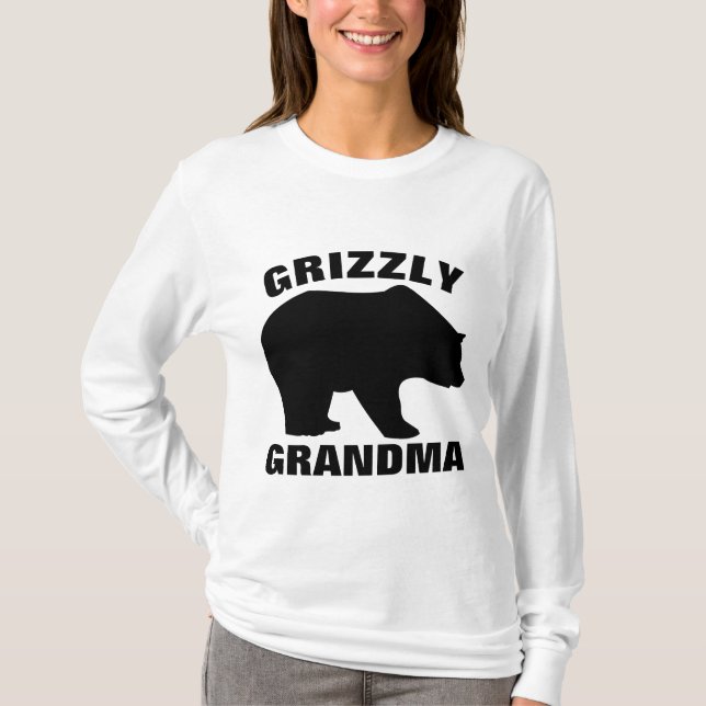 T-SHIRTS DE GRANDMA FUNNADA, URSO (Frente)