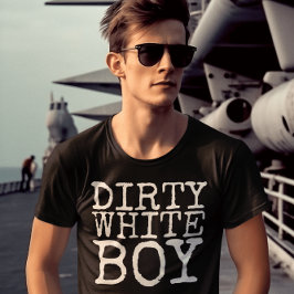 T-SHIRTS DE HOMENS BRANCOS SUJOS