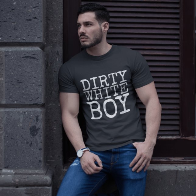 T-SHIRTS DE HOMENS BRANCOS SUJOS (Criador carregado)