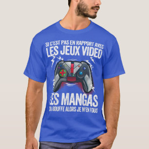 T-Shirts de jogos masculinas Geek Jogador apresent