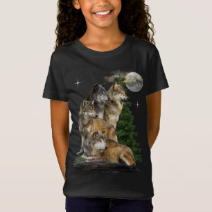 t-shirts de lobo