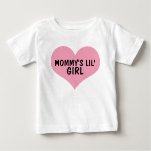 T-shirts de mamãe LIL'GIRL