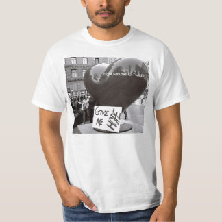T-shirts Dê-me em segundo a esperança