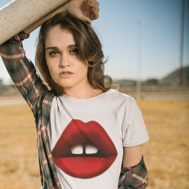 T-shirts de menina dentada com tapetes (Criador carregado)