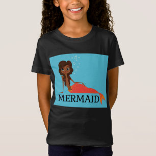 T-SHIRTS DE MERMAID PRETOS