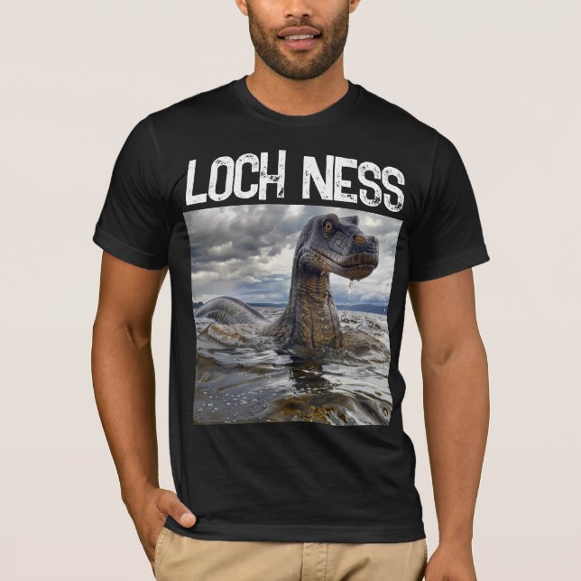 T-SHIRTS DE MONSTER DE LOCH NESS (Frente)