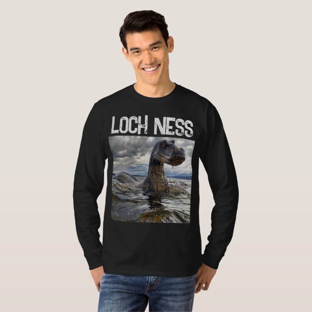 T-SHIRTS DE MONSTER DE LOCH NESS (Frente Completa)