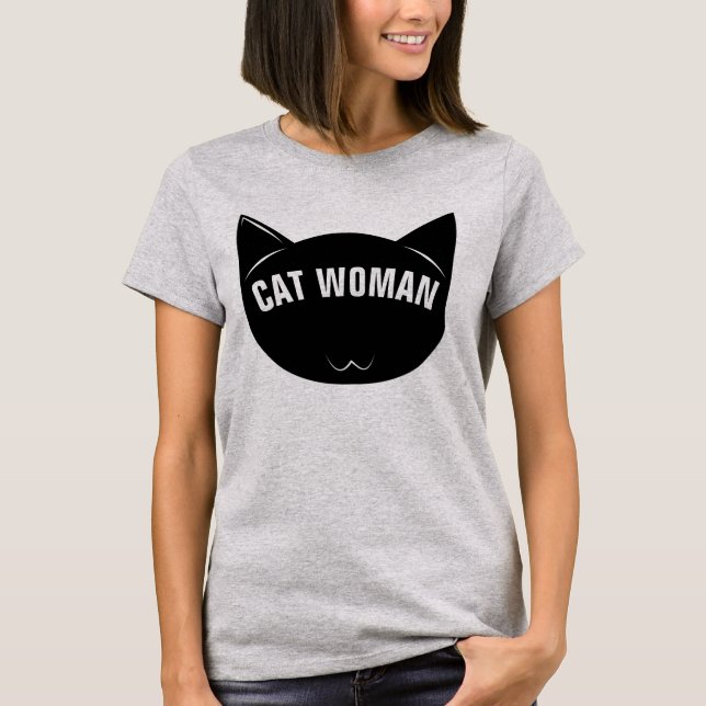 T-shirts DE MULHER CAT (Frente)