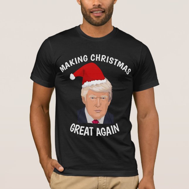 T-Shirts DE NATAL DE DONALD TRUMP (Frente)