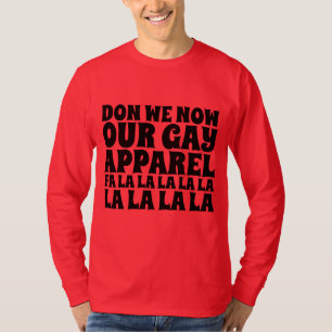 T-SHIRTS DE NATAL FUNNADO COM gay ROUPA