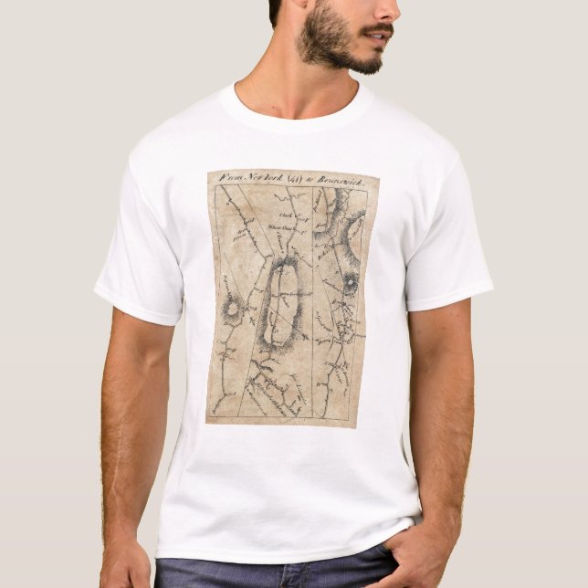 T-shirts De New York a Brunsvique 41 (Frente)