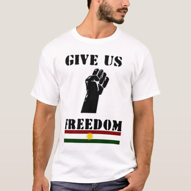 T-shirts Dê-nos a liberdade (Frente)