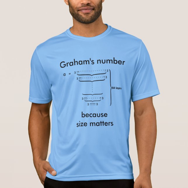 T-shirts De "o número Graham… porque o tamanho importa " (Frente)