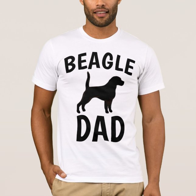 T-shirts de PAI BEAGLE DOG (Frente)
