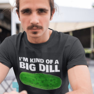 T-SHIRTS DE PAI DE ANIVERSÁRIO DE BID DILL (PICKLE