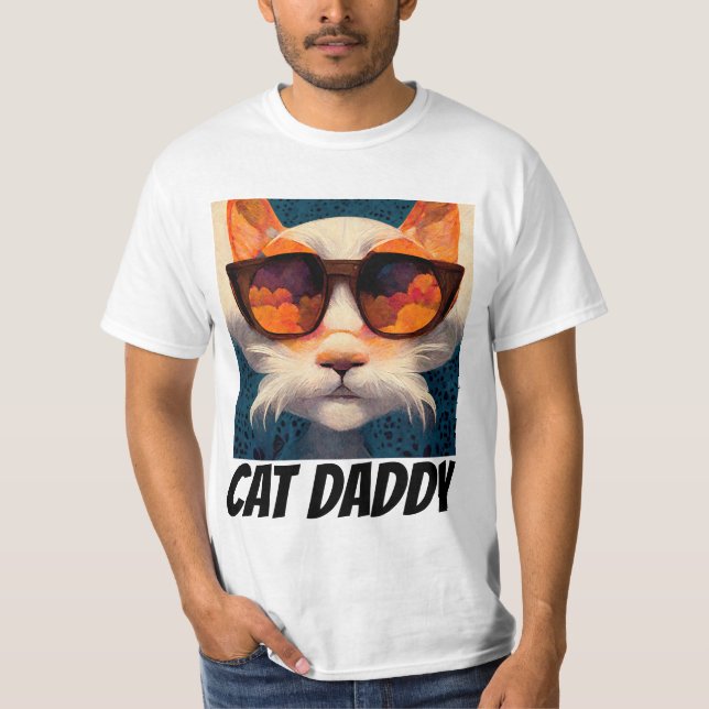 T-SHIRTS DE PAI DE GATO (Frente)