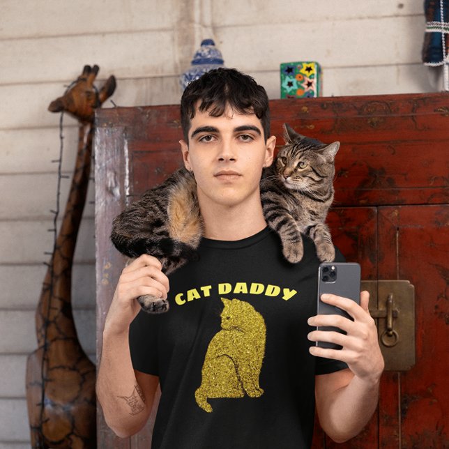 T-SHIRTS DE PAI DE GATO DE PAI GATO (Criador carregado)