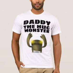 T-SHIRTS DE PAI ENGRAÇADO, MONSTRO ENORME