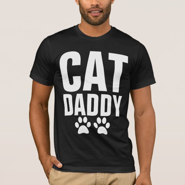 T-shirts de PAI (PAI), de preto (Frente)