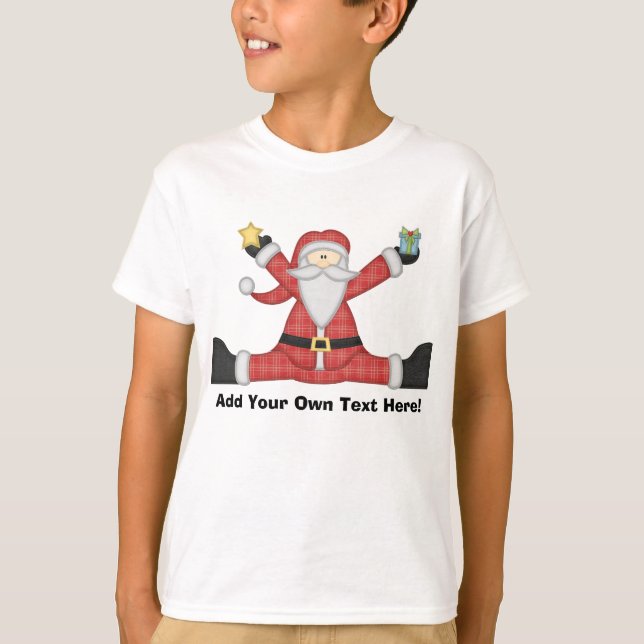 T-shirts de Papais noeis personalizáveis (Frente)