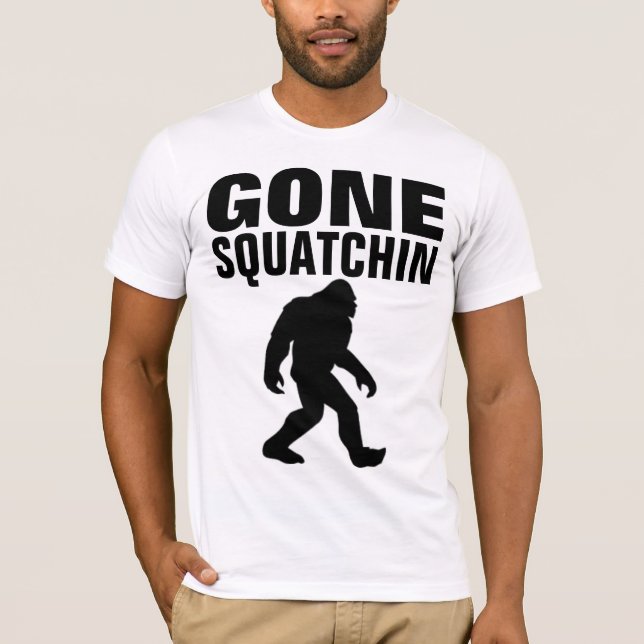 T-shirts DE PÉ-GRANDE SQUATCHIN SAÍDAS (Frente)