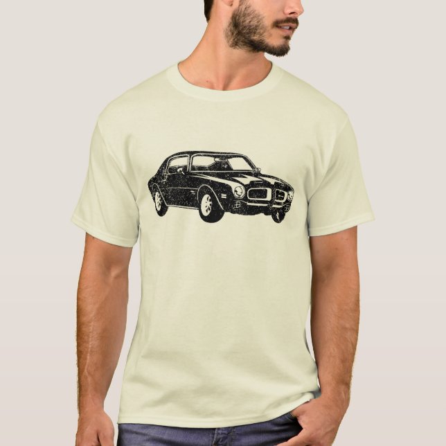 T-shirts De Pontiac Firebird 400 ar 1970 de ram (Frente)