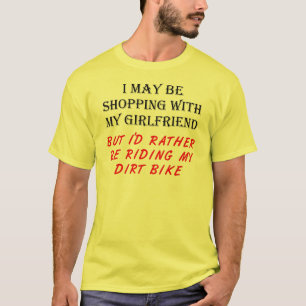 T-shirts De preferência, andando de bicicleta de motocross 