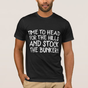 T-SHIRTS DE PREPARAÇÃO SOBREVIVALISTAS