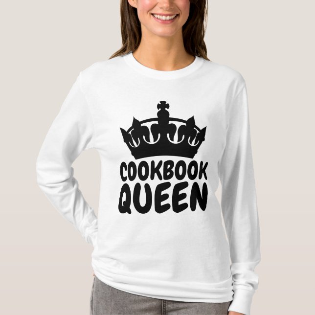 T-Shirts de RAINHA DE COOKBOOK (Frente)