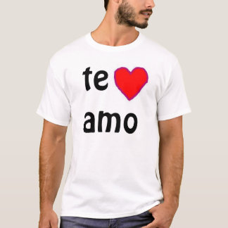 T-shirts De "t-shirt Te amo"