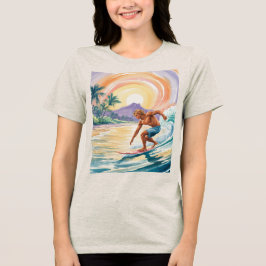 T-Shirts De Tripla Mistura De Chaminé Solar, De Su