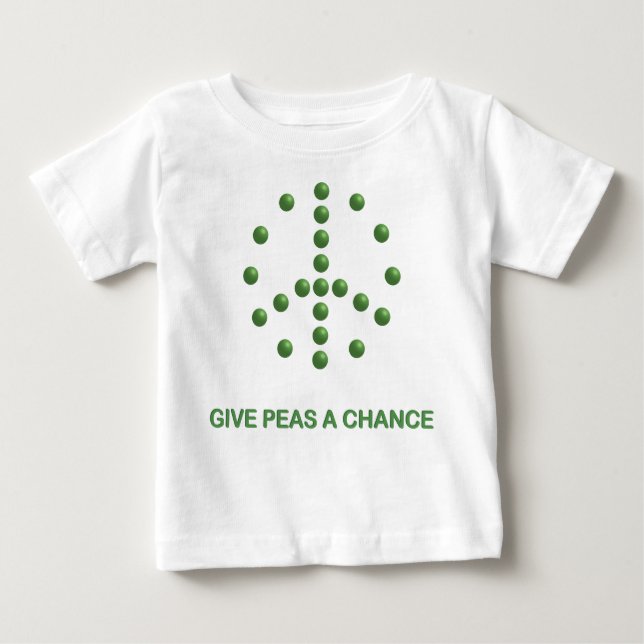 T-shirts Dê Uma Chance Ao Peas (Frente)