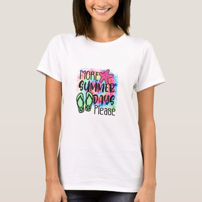 T-shirts de uso feminino (Frente)