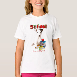 T-shirts De volta à escola - Jack Russell Terrier