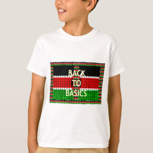 T-shirts De volta ao básico: A bandeira do Quênia pensava e