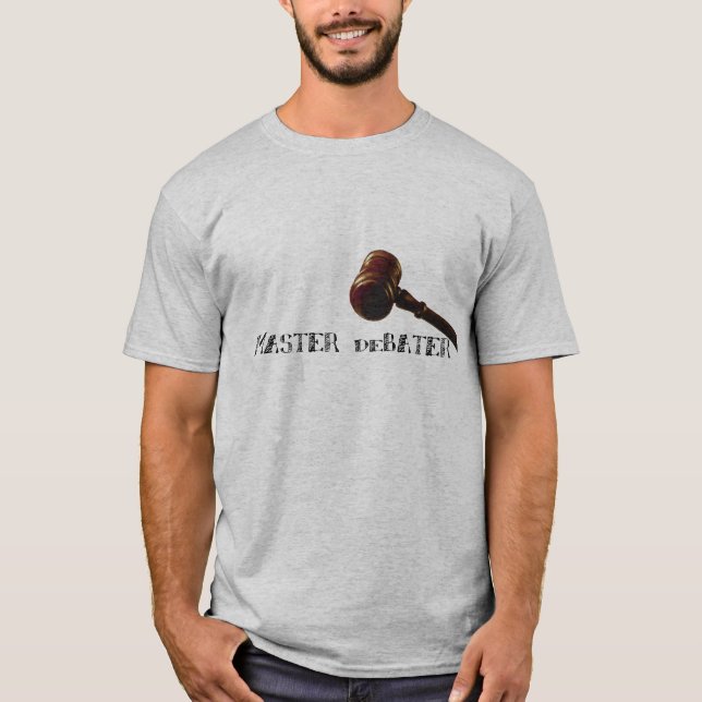 T-shirts Debater mestre (Frente)