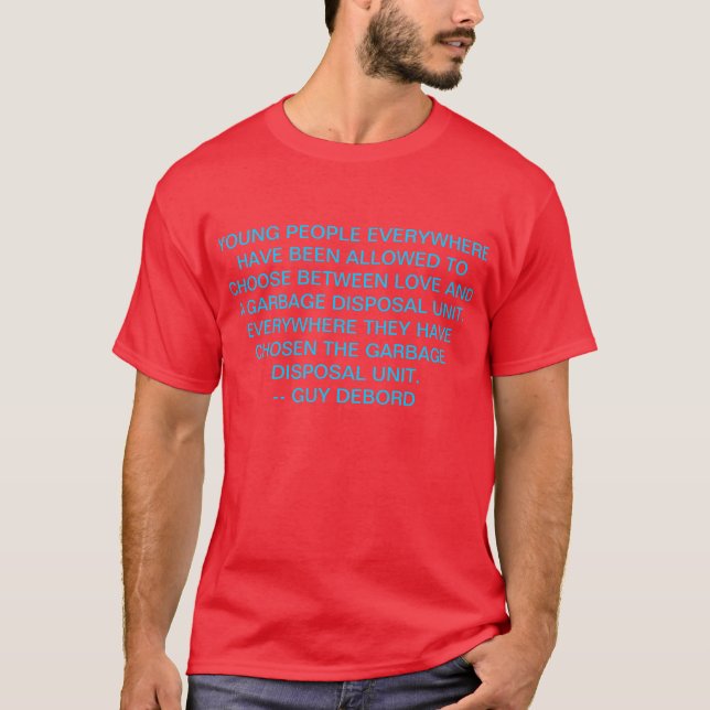 T-shirts debord da cara (Frente)