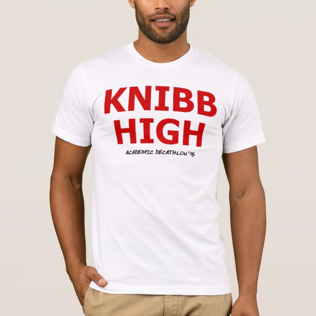T-shirts Decathlon académico alto '95 de Knibb (Frente)